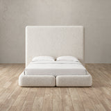Boucle Off White — Custom Headboard