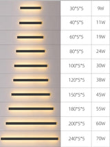 Outdoor Sleek Wall Light