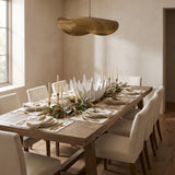 Splash Bowl styled in a warm dining room
