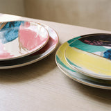 Close-up of the Picasso Plate Collection painted design