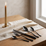 The full Greece Set black flatware