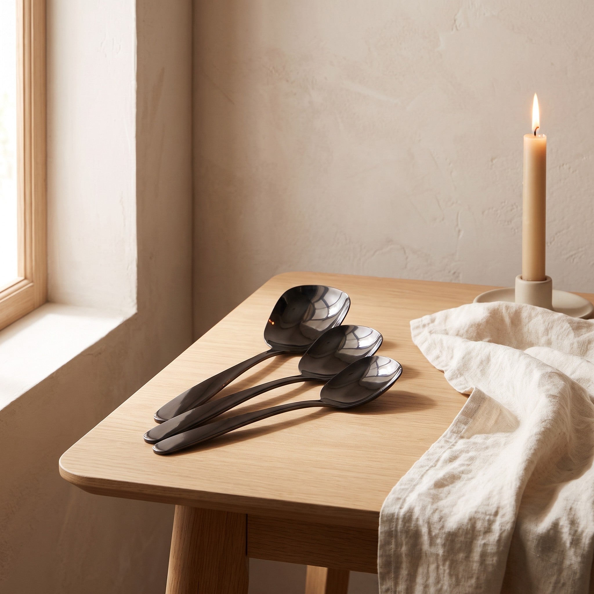 The full Singapore Serving Spoon set