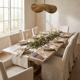 Barcelona Salad Fork styled in a warm dining room