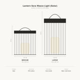 Lantern Sora Weave sizes and specifications