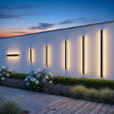 The full Outdoor Sleek Wall Light length range shown together