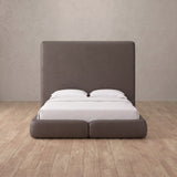 Performance Leather Truffle — Custom Headboard