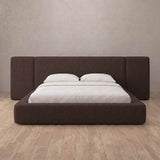 Linen Blend Espresso — Extended Headboard