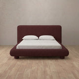 Linen Blend Burgundy — Standard