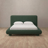 Linen Blend Forest Green — Standard