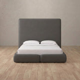 Performance Leather Smoke — Custom Headboard