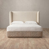 Boucle Cream — Full Height Headboard