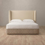 Performance Leather Linen — Full Height Headboard