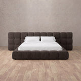 Linen Blend Truffle — Extended Headboard