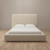 Linen Blend Linen — Full Height Headboard