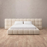 Boucle Cream — Extended Headboard