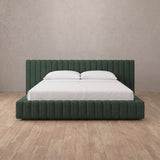 Linen Blend Forest Green — Standard
