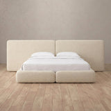 Linen Blend Cream — Extended Headboard