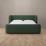 Linen Blend Forest Green — Standard