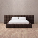 Linen Blend Espresso — Extended Headboard