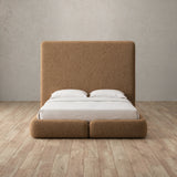Boucle Toffee — Custom Headboard