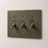 Bronze with Patina::3 Gang