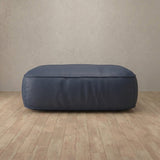 Top Grain Leather::American Leather Sofa Ottoman InkBlue Top Grain Leather v3