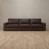 Top Grain Leather::Articture Signature Sofa 3 Seater Espresso Top Grain Leather