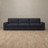 Linen Blend::Articture Signature Sofa 3 Seater InkBlue Linen Blend