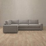 Boucle::Articture Signature Sofa 3 Seater Sectional Pewter Boucle v1