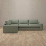 Top Grain Leather::Articture Signature Sofa 3 Seater Sectional Sage Top Grain Leather