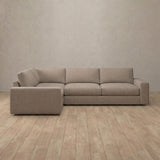 Linen Blend::Articture Signature Sofa 3 Seater Sectional Taupe Linen Blend