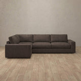 Linen Blend::Articture Signature Sofa 3 Seater Sectional Truffle Linen Blend