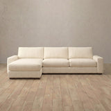 Linen Blend::Articture Signature Sofa Large Corner Cream Linen Blend