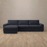 Linen Blend::Articture Signature Sofa Large Corner InkBlue Linen Blend