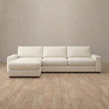 Linen Blend::Articture Signature Sofa Large Corner Ivory Linen Blend