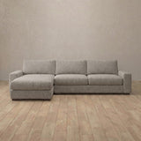 Boucle::Articture Signature Sofa Large Corner Pewter Boucle v2