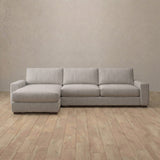 Linen Blend::Articture Signature Sofa Large Corner Pewter Linen Blend v3