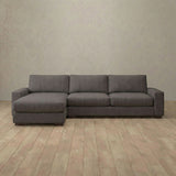 Linen Blend::Articture Signature Sofa Large Corner Stone Linen Blend