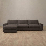 Linen Blend::Articture Signature Sofa Large Corner Truffle Linen Blend