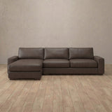 Top Grain Leather::Articture Signature Sofa Large Corner Truffle Top Grain Leather v1