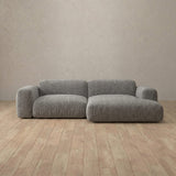 Boucle::Biscuit Velvet Sofa Stone Boucle v1