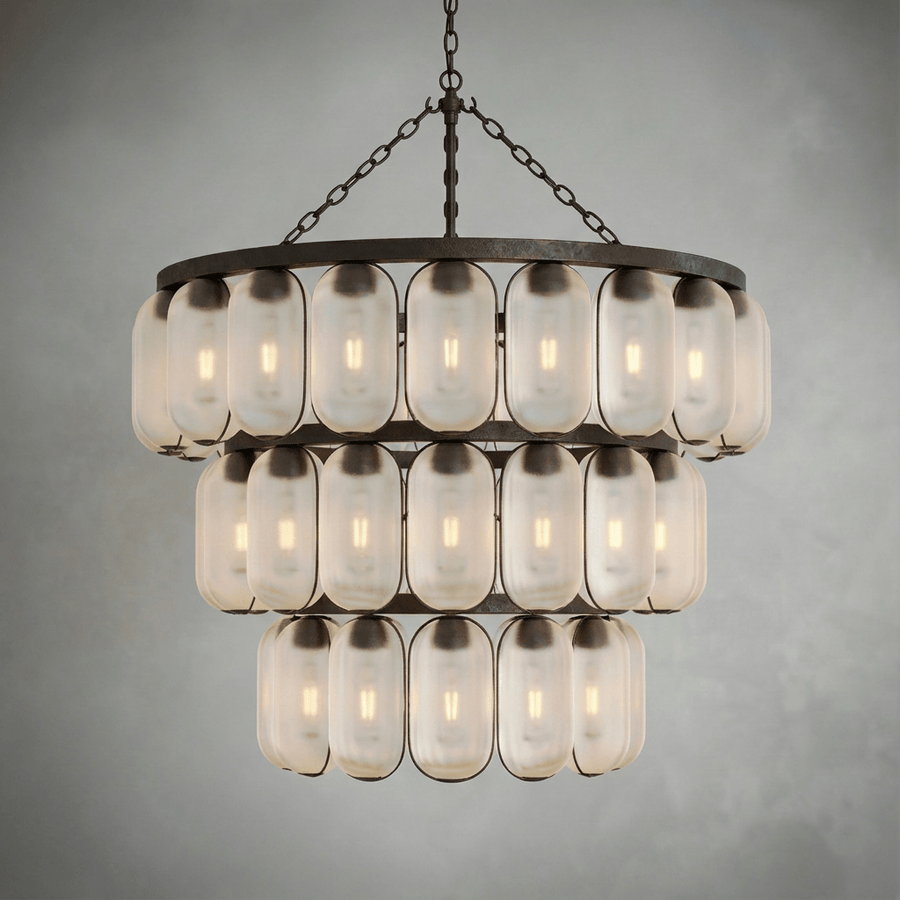Cadence Three-Tier Chandelier — dimensions
