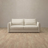 Boucle::Contemporary Italian Sofa 2 Seater Ivory Boucle