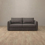 Linen Blend::Contemporary Italian Sofa 2 Seater Stone Linen Blend