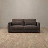 Linen Blend::Contemporary Italian Sofa 2 Seater Truffle Linen Blend