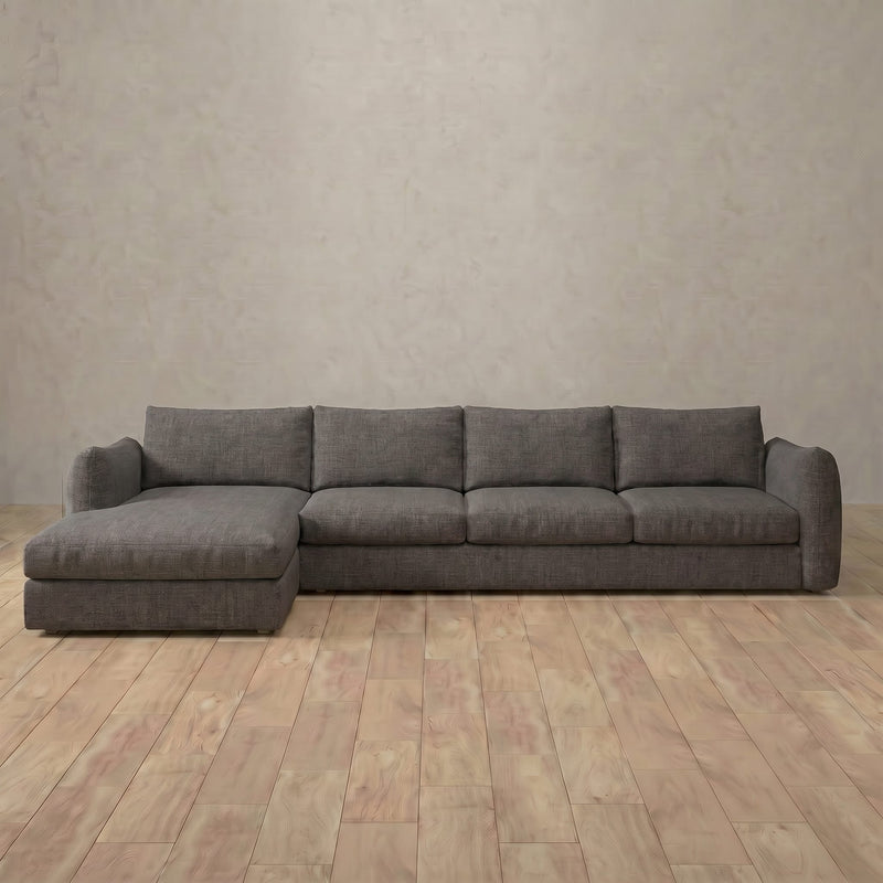 Contemporary Italian Sofa Chaise Sectional (142