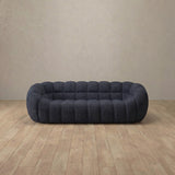 Linen Blend::Cuban Sofa 2 Seater InkBlue Linen Blend