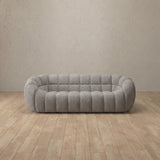 Boucle::Cuban Sofa 2 Seater Pewter Boucle