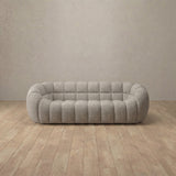 Linen Blend::Cuban Sofa 2 Seater Pewter Linen Blend v3