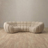 Linen Blend::Cuban Sofa 3 Seater Linen Linen Blend